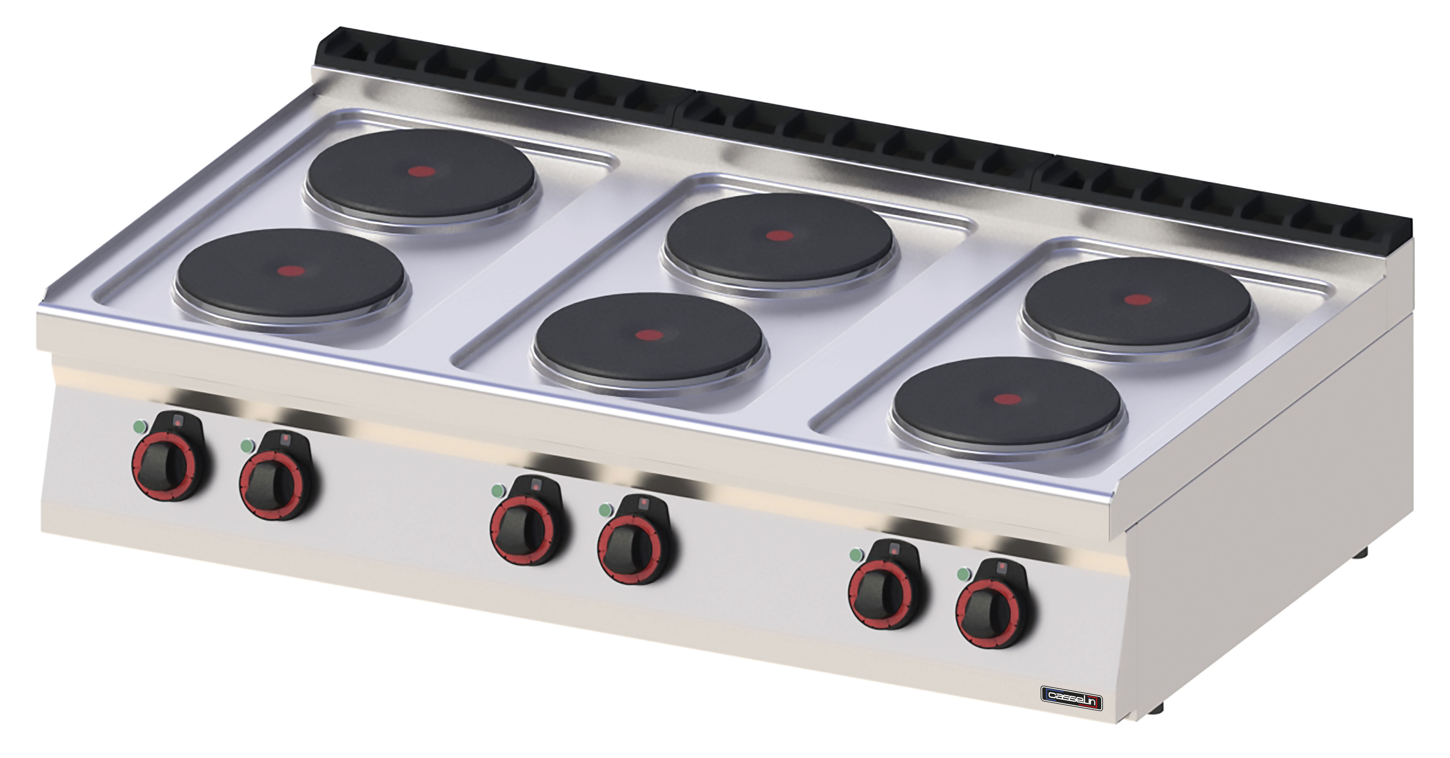 Fourneau électrique à poser 6 feux 120