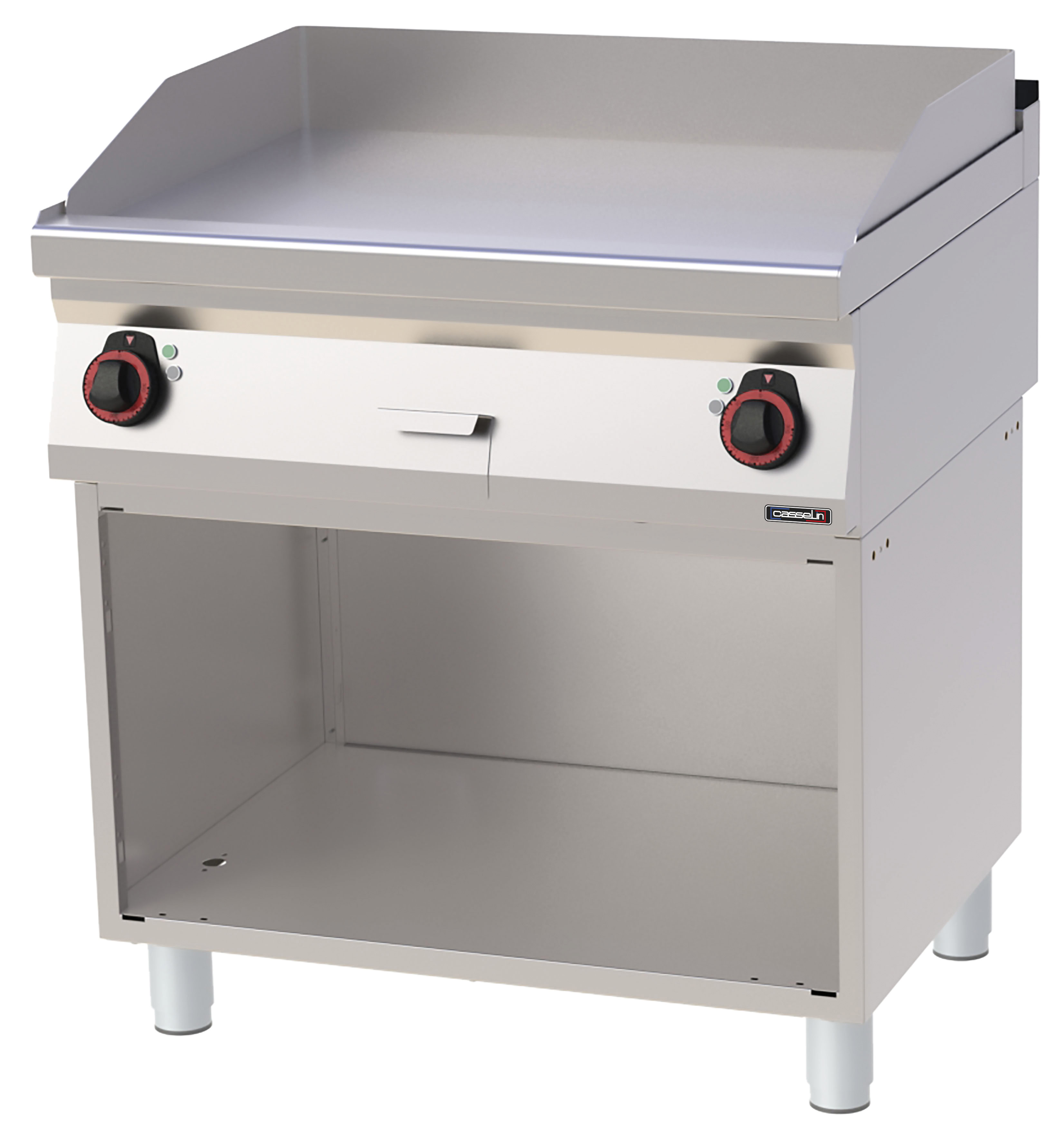 Plaque à snacker Fonte Lisse avec soubassement 80