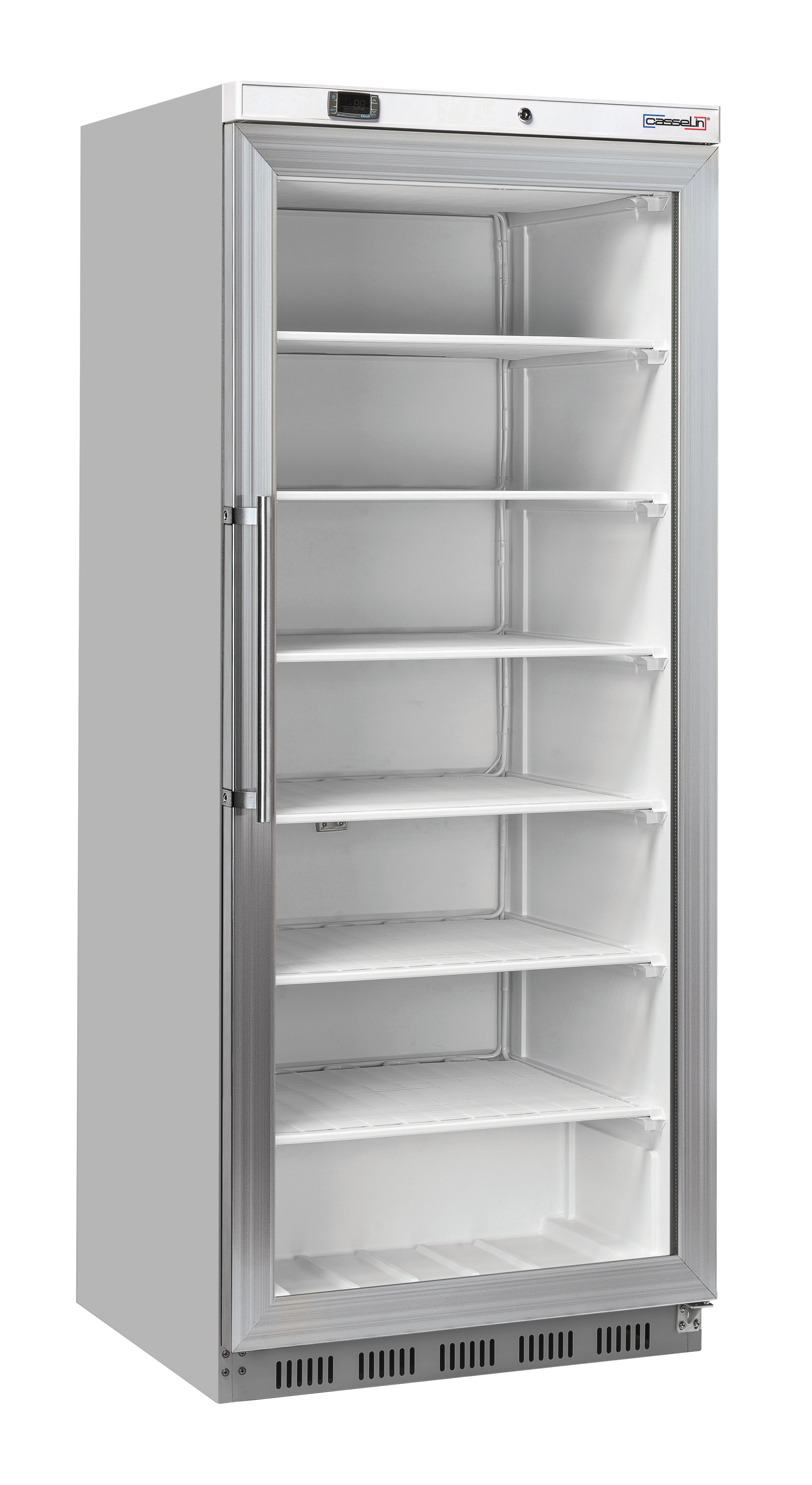 Armoire négative vitrée 600 L Inox