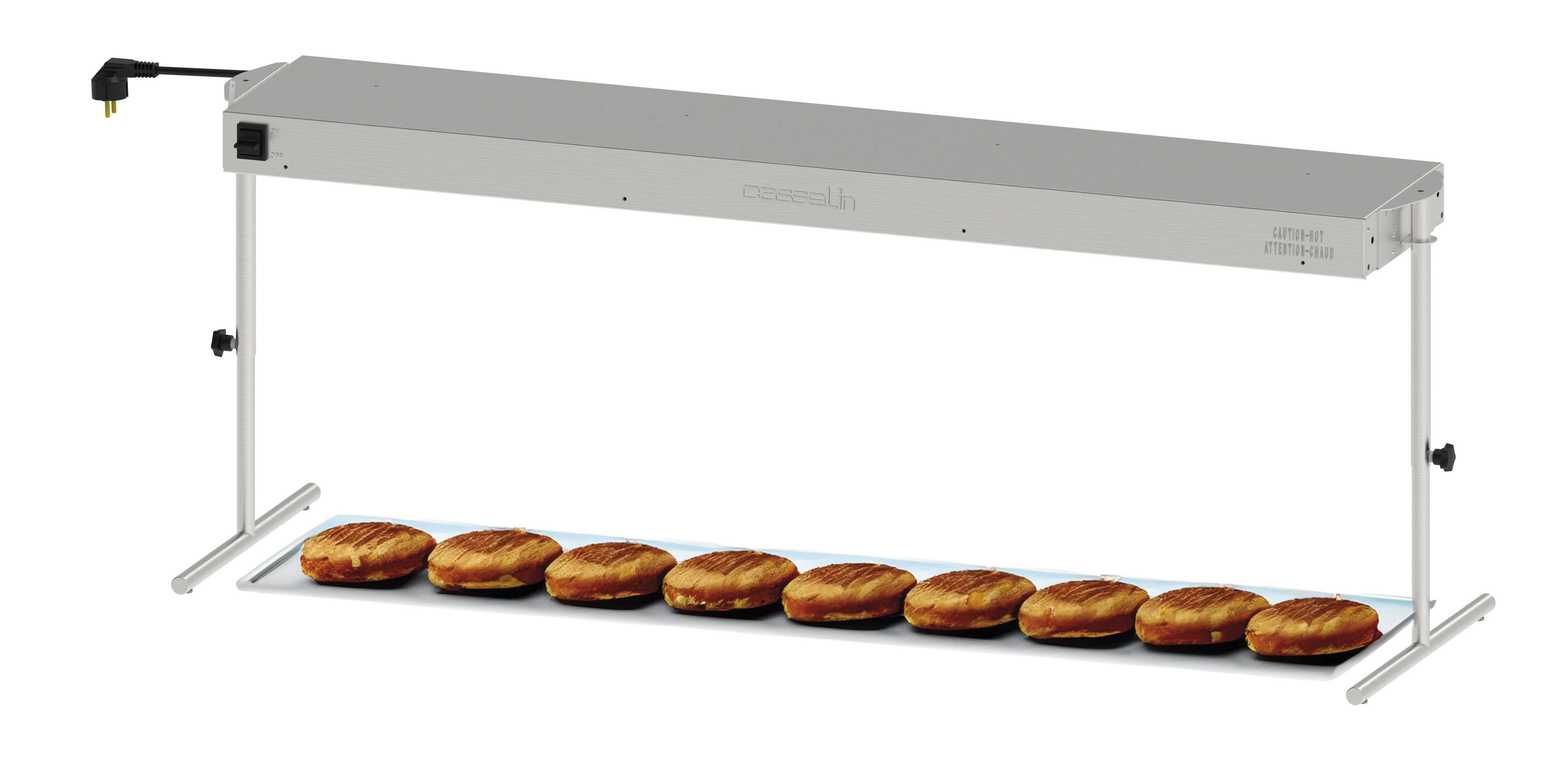 Rampe chauffante infrarouge avec éclairage 1200