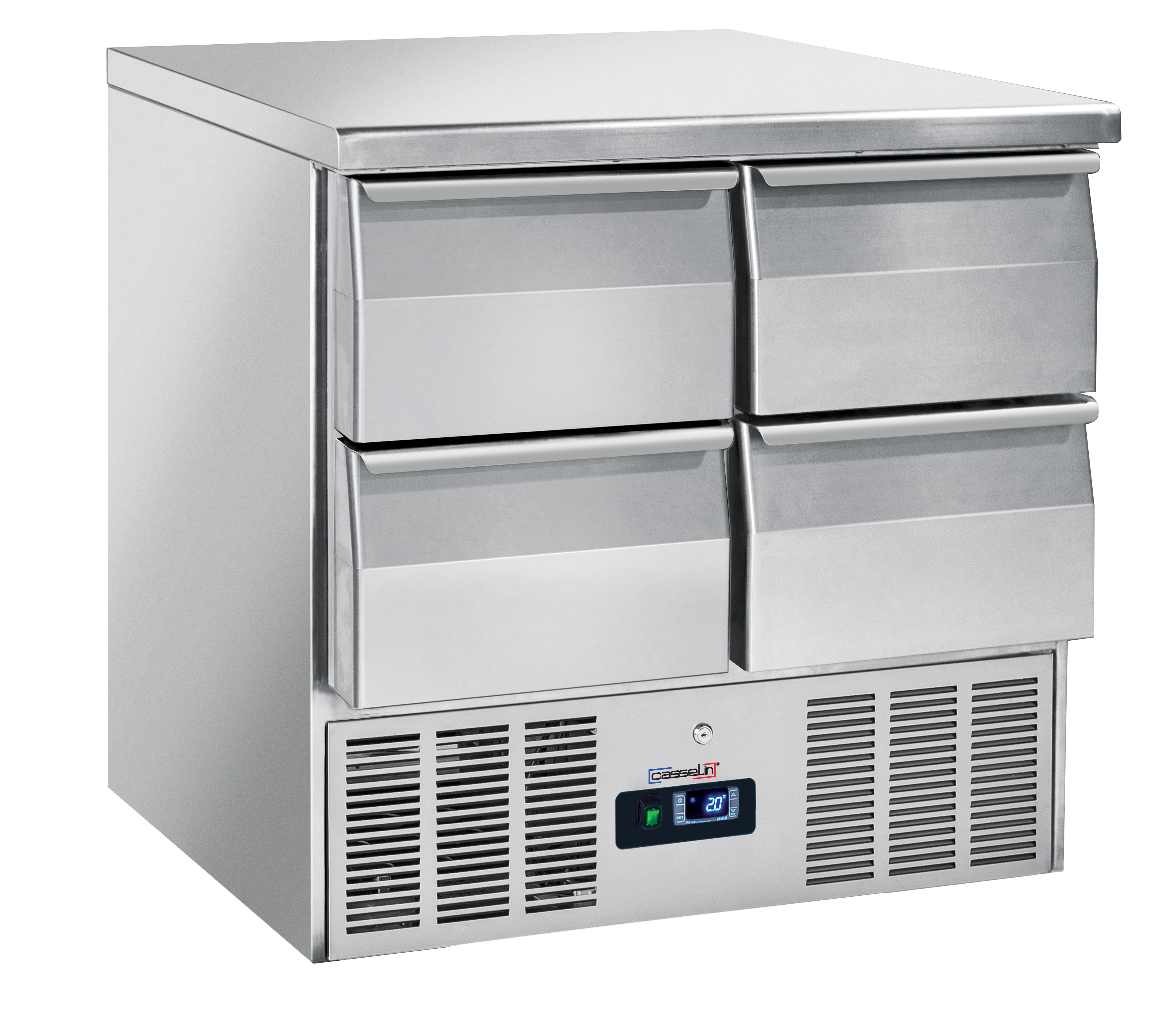 Saladette 4 tiroirs GN 1/1