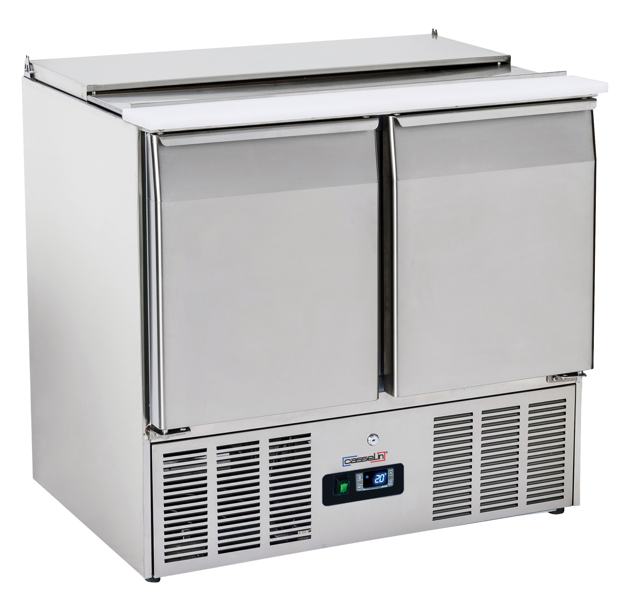 Saladette de préparation 2 portes 900